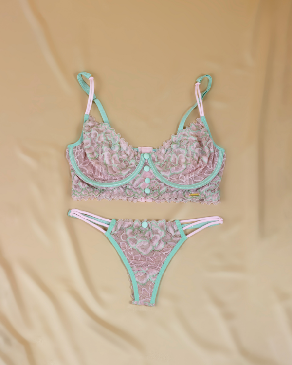 SET TEZZA ROSADO/CELESTE