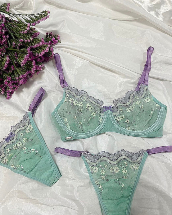 SET BARBARA AZUL /MORADO