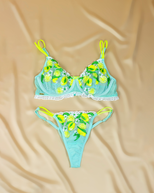 SET CELA AZUL LIMONES