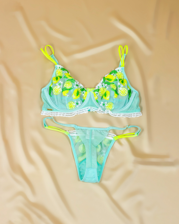 SET CELA AZUL LIMONES