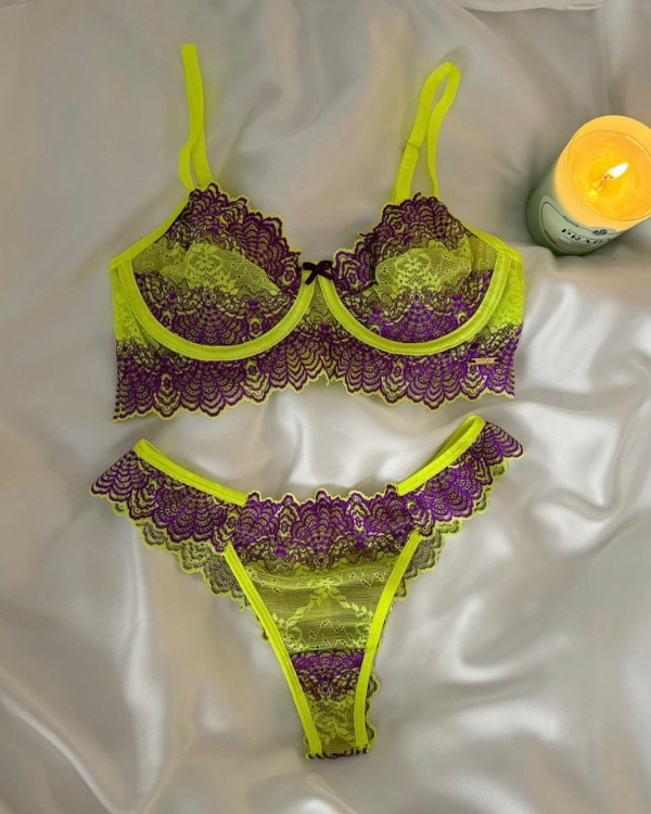 SET TINA VERDE LIMA MORADO